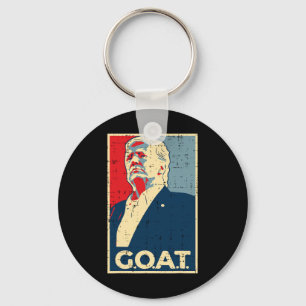 Llavero Poster de la cabra Trump 2024