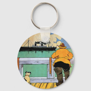 Llavero Poster de línea estadounidense