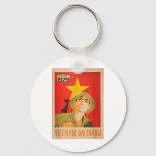 Llavero Poster de propaganda de Vietnam - Comunista de gue