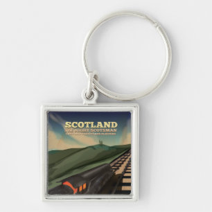 Llavero Póster de viaje a Escocia