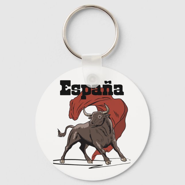 Llavero Póster de viaje a España (Anverso)