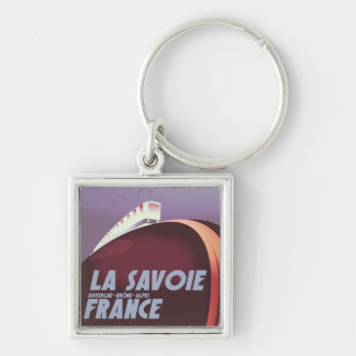 Llavero Póster de viaje de La Savoie Auvergne-Rhône-Alpes.