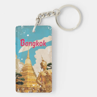 Llavero Póster de viaje vintage de Bangkok