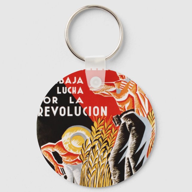 Llavero Poster original de la guerra civil española CNT-FA (Anverso)