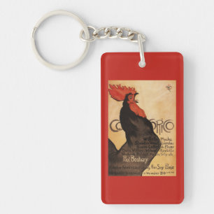 Llavero Poster promocional del gallo periódico de Cocoric