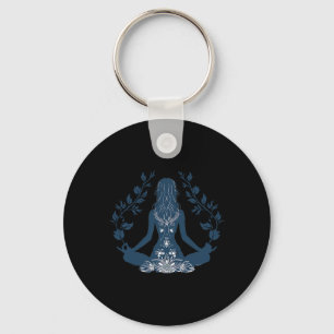 Llavero Postura de yoga relajada