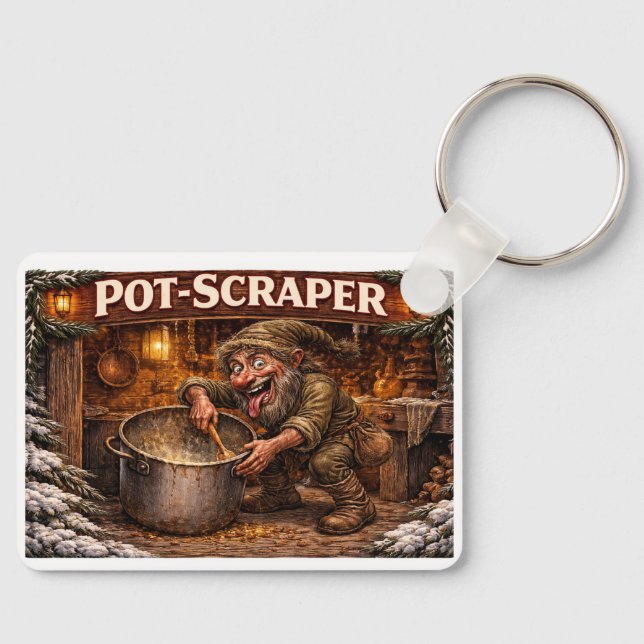 Llavero Pot Scraper Icelandic Yule Lad  (Anverso)