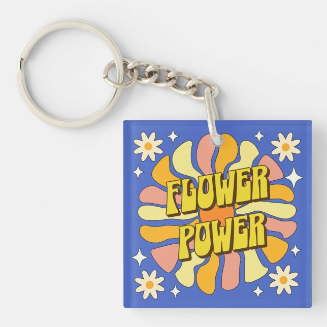 Llavero Potencia de flor (Frente)