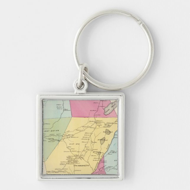 Llavero Poundridge, ciudad (Frente)