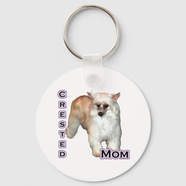 Llavero Powderpuff Crested Mom 4 - Keychain (Anverso)