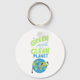 Llavero Powered by Green: Thrive with Nature"