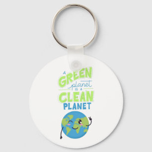 Llavero Powered by Green: Thrive with Nature"