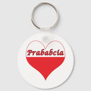 Llavero Prababcia Corazón Polaco