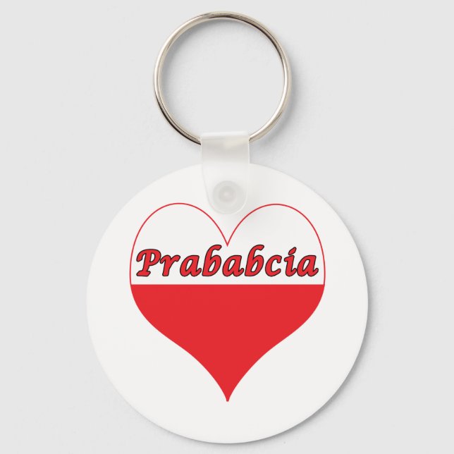 Llavero Prababcia Corazón Polaco (Anverso)