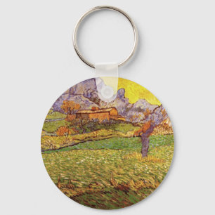 Llavero Prado en las montañas de Vincent van Gogh