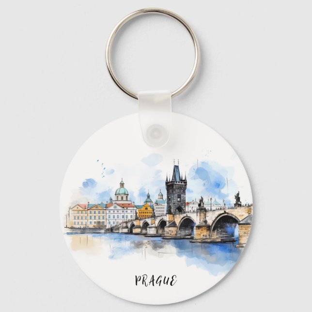Llavero Praga antigua (Anverso)