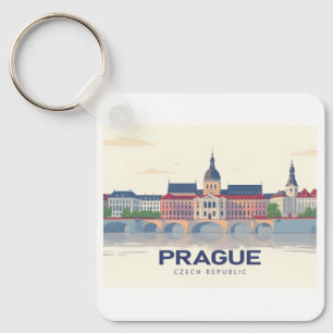 Llavero Praga República Checa Pastel Travel