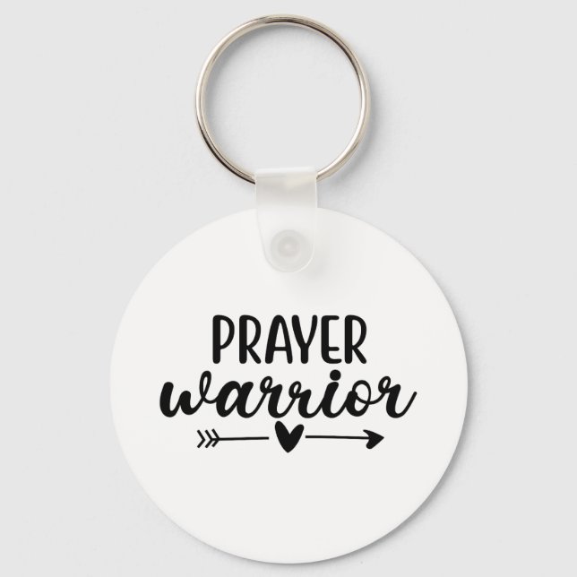 Llavero Prayer Warrior  (Anverso)