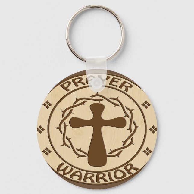 LLAVERO PRAYER WARRIOR CHRISTIAN GEAR (Anverso)