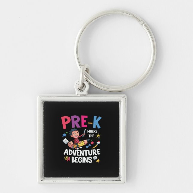 Llavero Pre Kindergarten Adventure Begins (Frente)