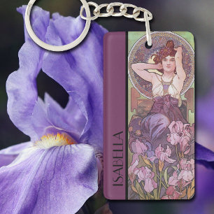 Llavero Preciosas piedras de Alphonse Mucha