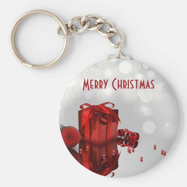 Llavero Precioso Profesional de Navidad Presente (Frente)