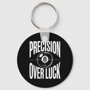 Llavero Precisión sobre la Lujuria 8 Ball Billiards Retro