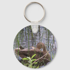 Llavero Predicación del pato en los carrizos