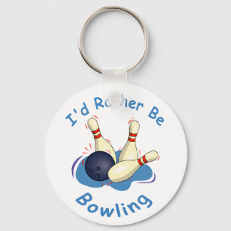 Llavero Preferiría Estar Bowling Keychain
