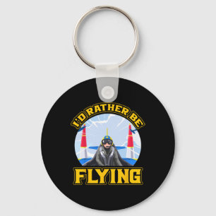 Llavero Preferiría Volar Piloto
