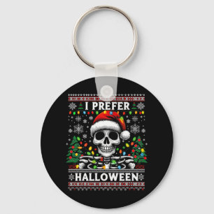 Llavero Prefiero el esqueleto de Halloween Navidades feos
