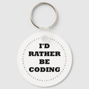 Llavero Prefiero estar codificando Keychain