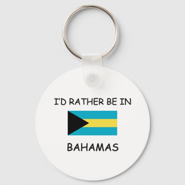 Llavero Prefiero estar en Bahamas (Anverso)