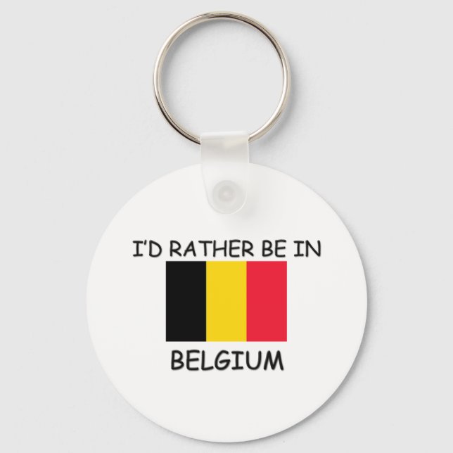 Llavero Prefiero estar en Bélgica (Anverso)