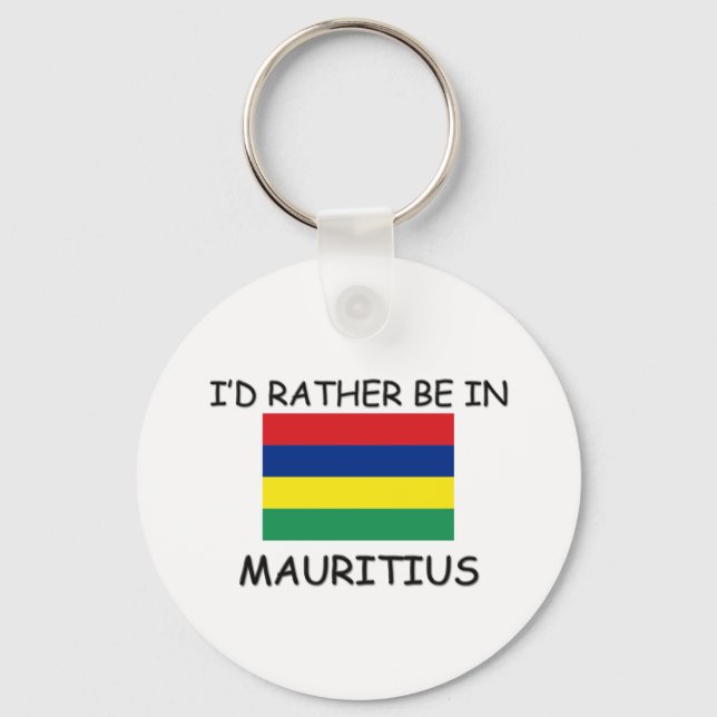 Llavero Prefiero estar en Mauricio (Anverso)
