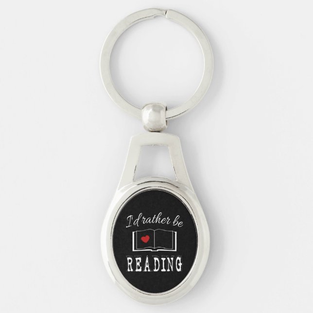 Llavero Prefiero estar leyendo (Anverso)