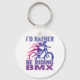 Llavero Prefiero estar montando Bmx Mountain Biking Mtb Ri