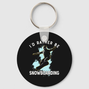 Llavero Prefiero estar Snowboard Winter Sport Gift Hombres