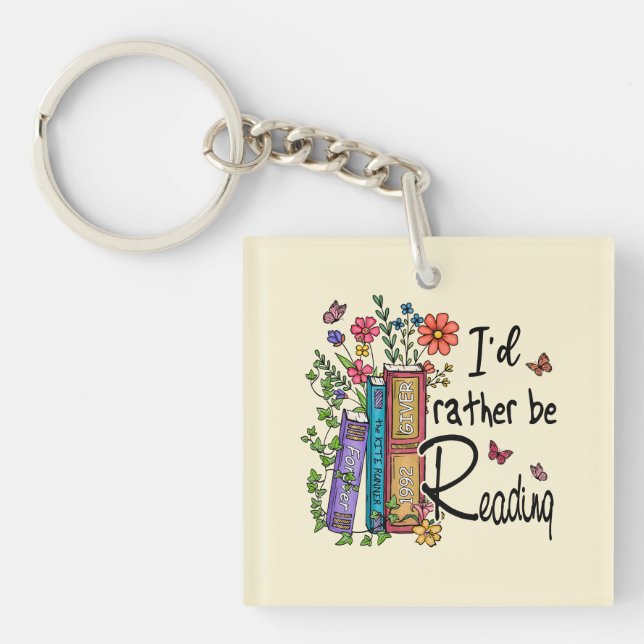 Llavero Prefiero Leer (Frente)