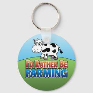Llavero ¡Prefiero ser agricultor! (Agricultura virtual)