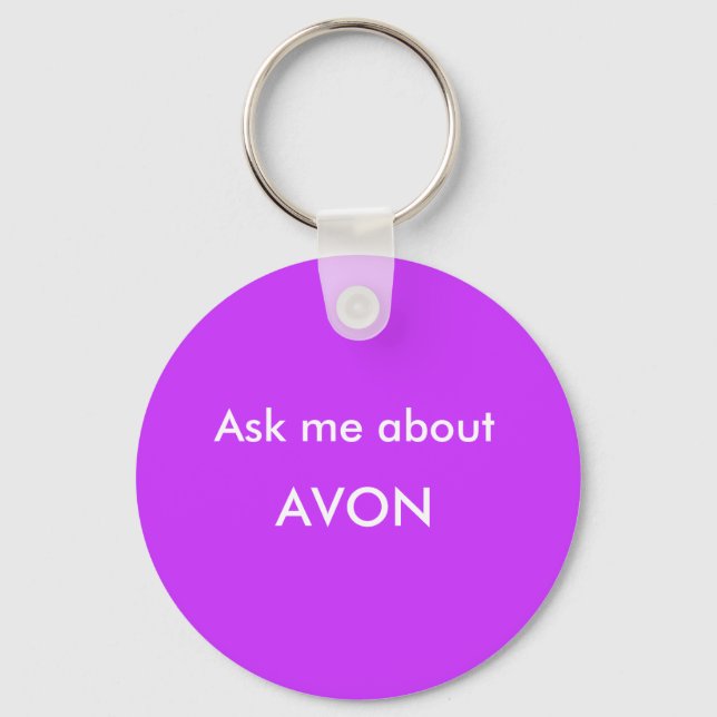 Llavero Pregúntame sobre, AVON (Anverso)