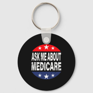 Llavero Pregúntame sobre el Agente de Seguro de Medicare C