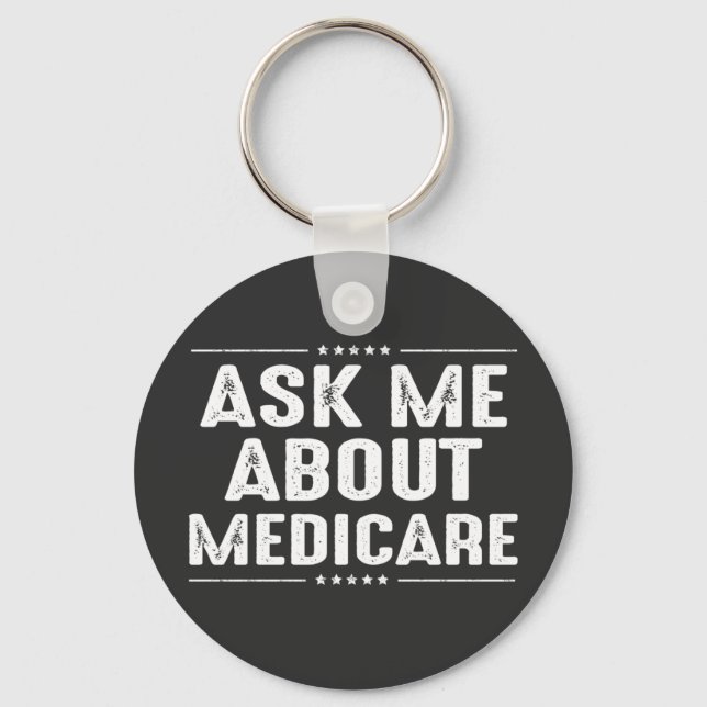 Llavero pregúntame sobre Medicare (Anverso)