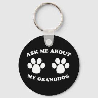 Llavero Pregúntame sobre mi abuelo (oscuro)