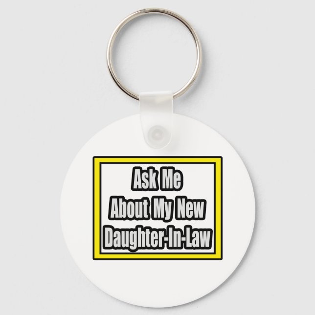 Llavero Pregúntame sobre mi nueva cuñada (Anverso)