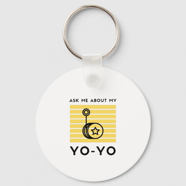 Llavero Pregúntame sobre mi yoyo (Anverso)