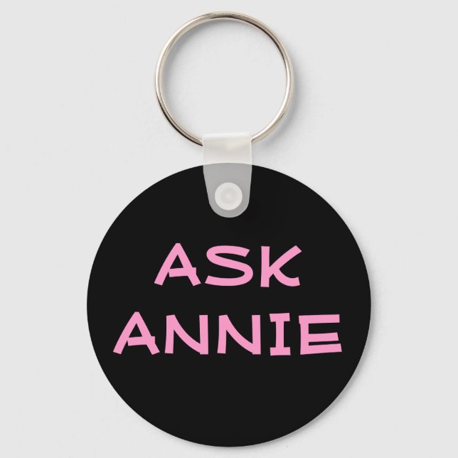 Llavero Preguntar a Annie Keychain (Anverso)