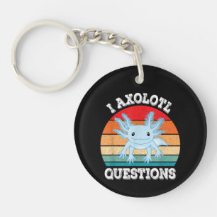 Llavero Preguntas de Ajolote Adorable Divertido Ajolote Re