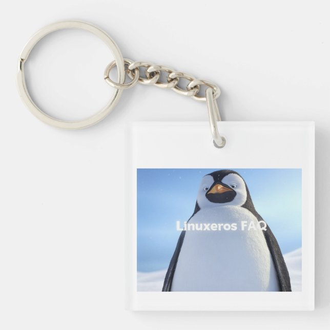 Llavero Preguntas frecuentes de Linuxeros (Frente)