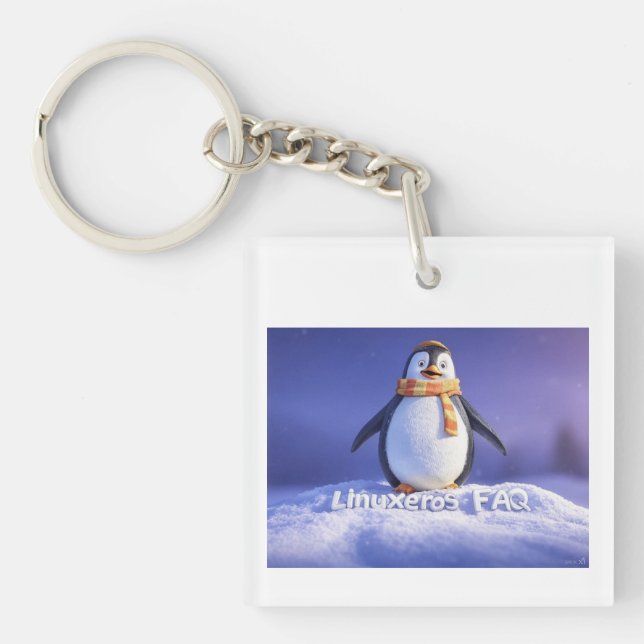 Llavero Preguntas frecuentes de Linuxeros (Frente)